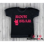 Koszulka niemowlęca z nadrukiem - Rock star