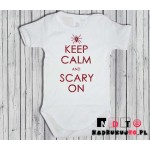 Body dziecięce z nadrukiem - keep calm and scary on