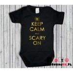 Body dziecięce z nadrukiem - keep calm and scary on