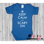 Body dziecięce z nadrukiem - keep calm and scary on