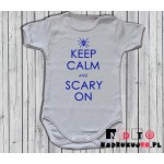 Body dziecięce z nadrukiem - keep calm and scary on