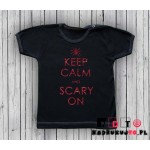 Koszulka niemowlęca z nadrukiem - keep calm and scary on