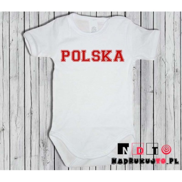 POLSKA - body dziecięce z nadrukiem