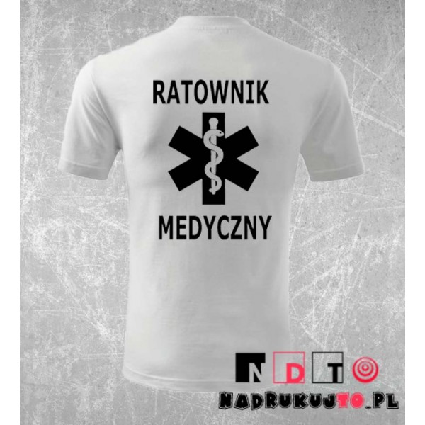 Koszulka z nadrukiem - Ratownik medyczny