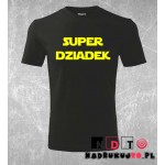 Koszulka z nadrukiem - Super dziadek